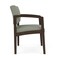 Lesro Lenox Wood Wide Guest Chair Wood Frame, Mocha, OH Eucalyptus Upholstery LW1201 - alternate 2